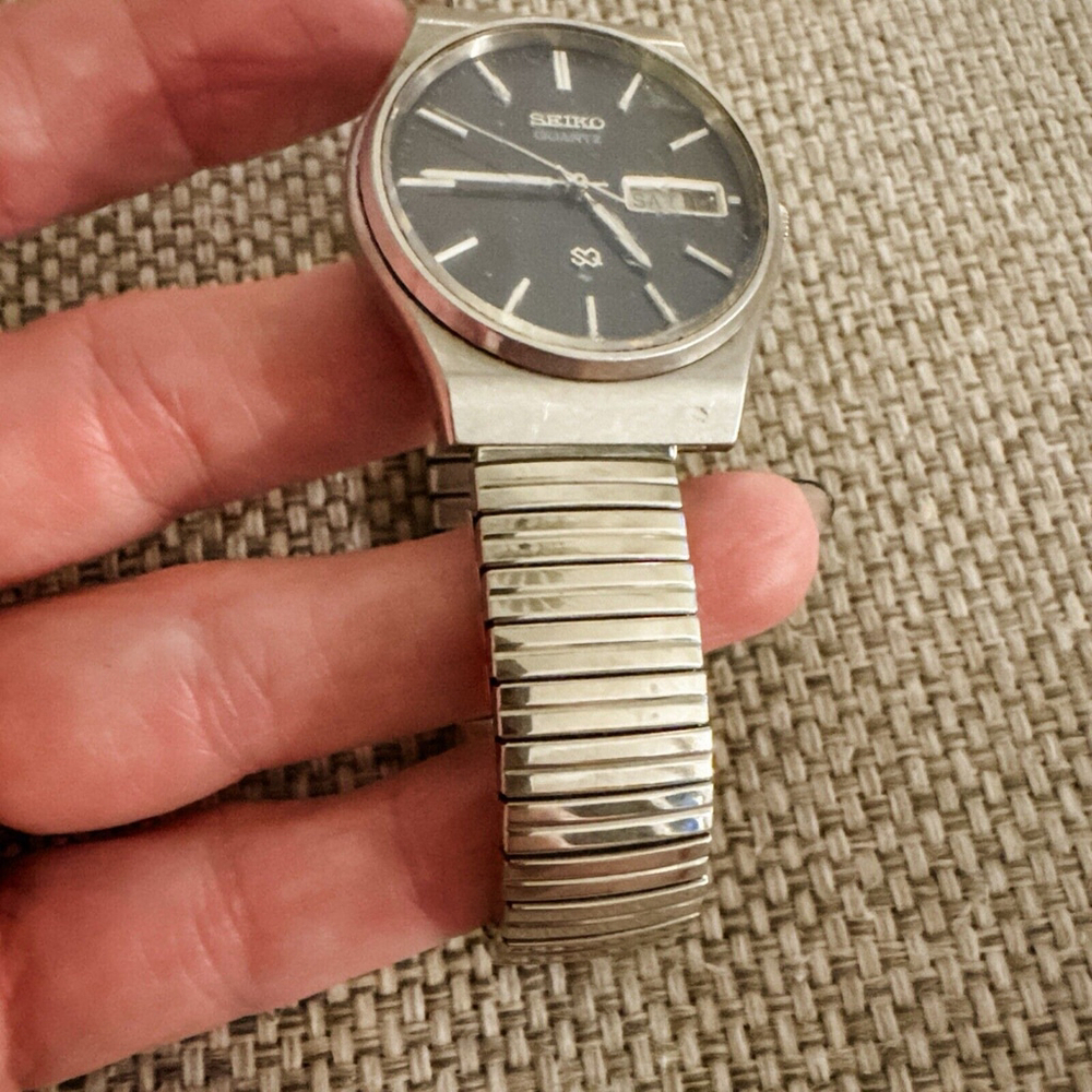 Seiko SQ Seiko Quartz Vintage Day & Date Untested - Picture 2 of 5